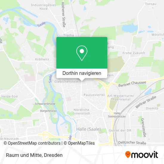 Raum und Mitte Karte