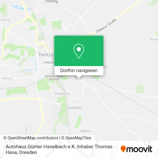 Autohaus Günter Haselbach e.K. Inhaber Thomas Hase Karte