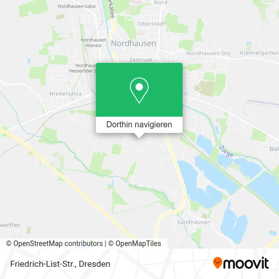 Friedrich-List-Str. Karte