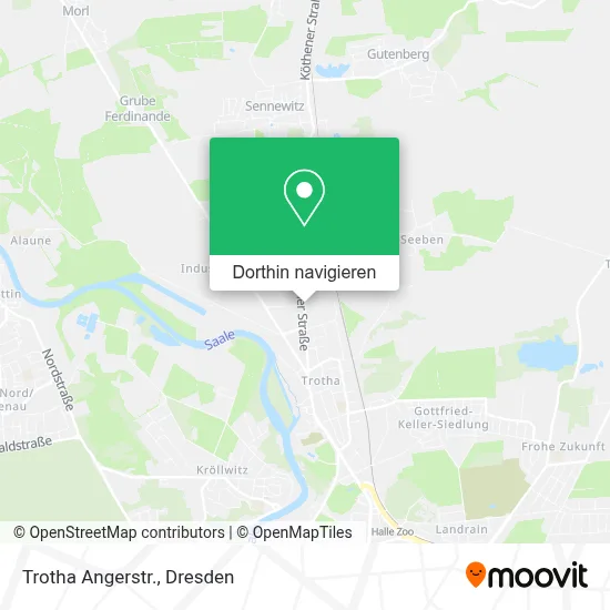 Trotha Angerstr. Karte