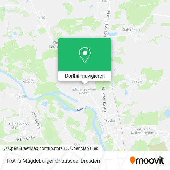Trotha Magdeburger Chaussee Karte