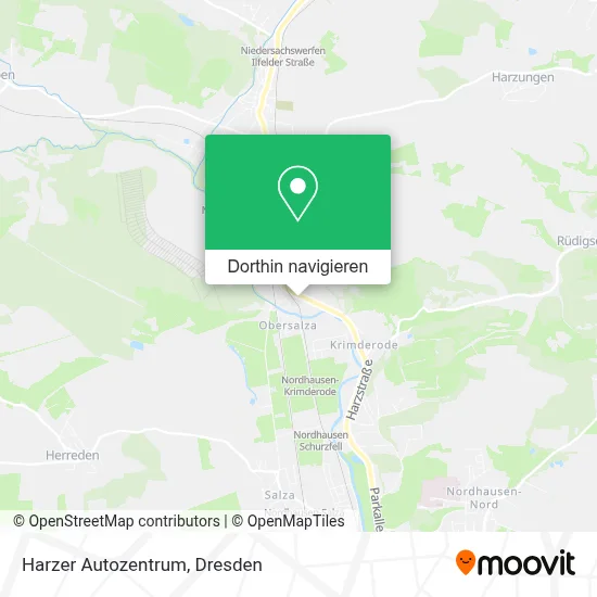 Harzer Autozentrum Karte