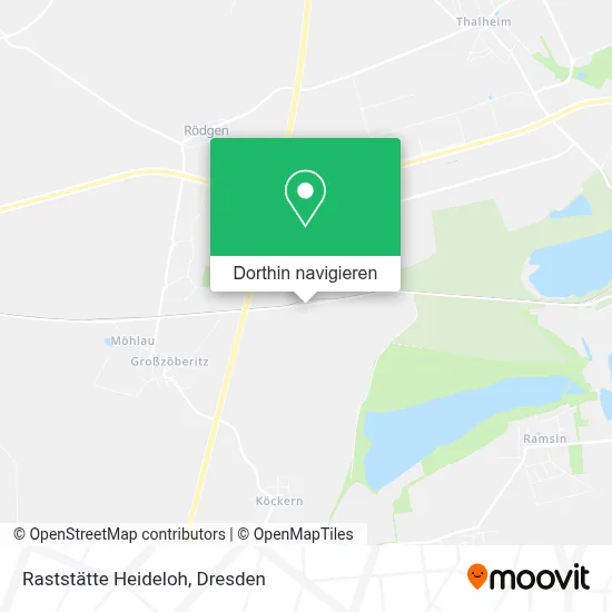 Raststätte Heideloh Karte