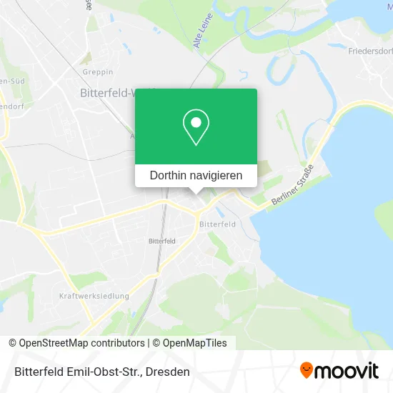 Bitterfeld Emil-Obst-Str. Karte