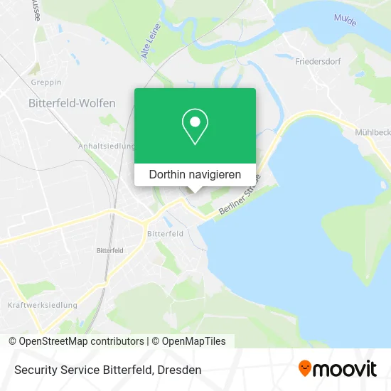 Security Service Bitterfeld Karte