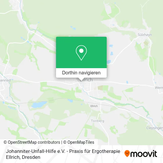Johanniter-Unfall-Hilfe e.V. - Praxis für Ergotherapie Ellrich Karte