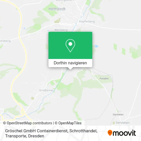 Gröschel GmbH Containerdienst, Schrotthandel, Transporte Karte