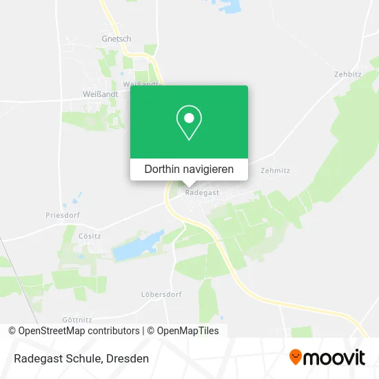 Radegast Schule Karte