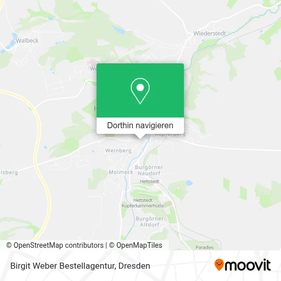 Birgit Weber Bestellagentur Karte