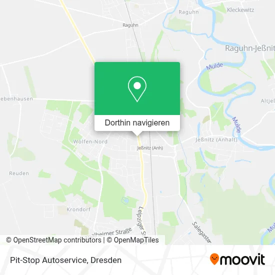 Pit-Stop Autoservice Karte