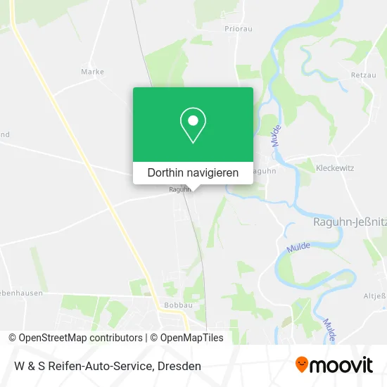 W & S Reifen-Auto-Service Karte