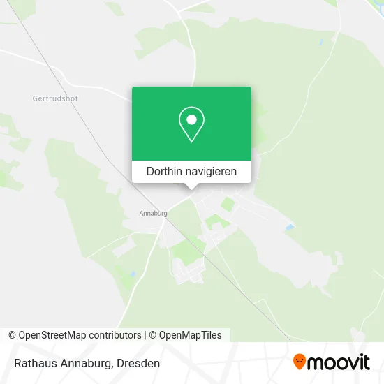 Rathaus Annaburg Karte