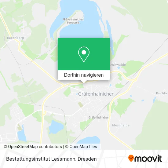 Bestattungsinstitut Lessmann Karte