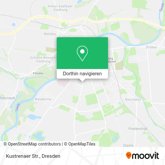 Kustrenaer Str. Karte