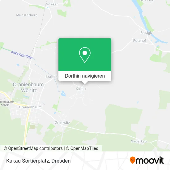 Kakau Sortierplatz Karte