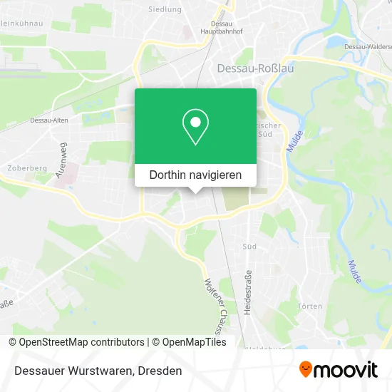 Dessauer Wurstwaren Karte