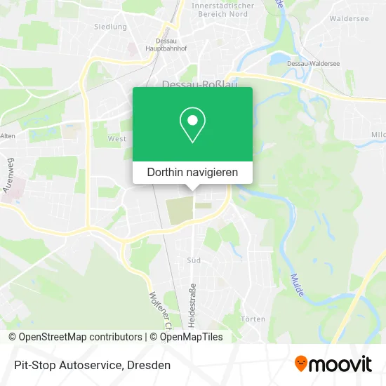 Pit-Stop Autoservice Karte