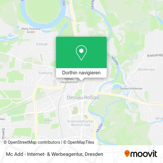 Mc Add - Internet- & Werbeagentur Karte