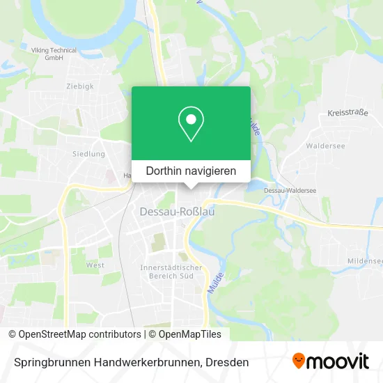 Springbrunnen Handwerkerbrunnen Karte