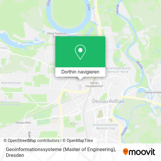 Geoinformationssysteme (Master of Engineering) Karte