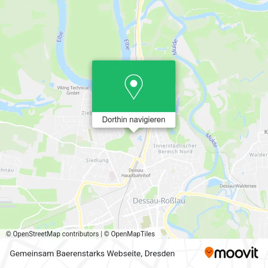 Gemeinsam Baerenstarks Webseite Karte