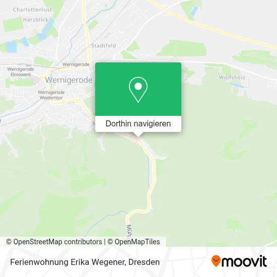 Ferienwohnung Erika Wegener Karte