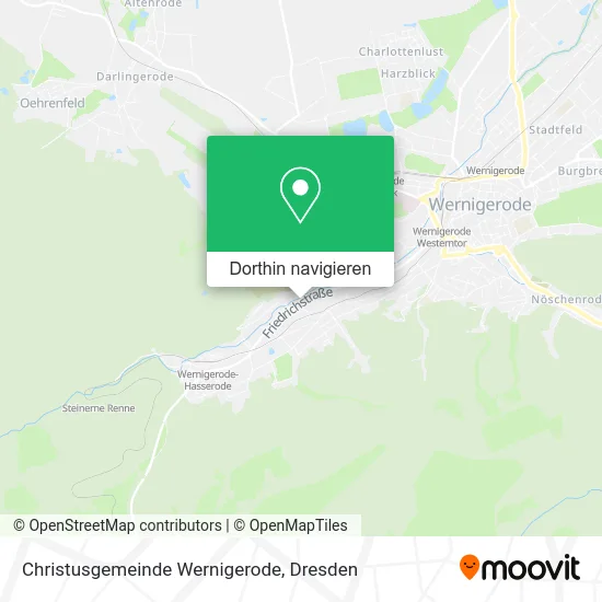 Christusgemeinde Wernigerode Karte