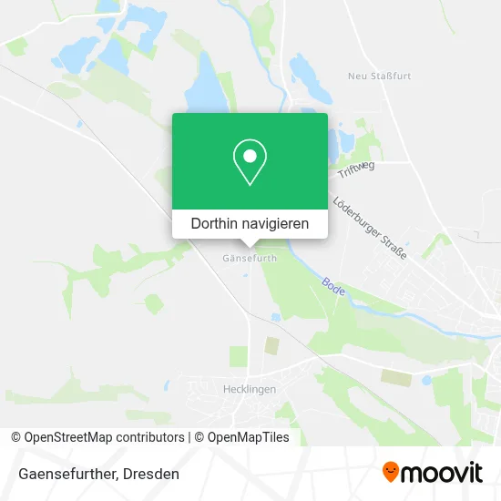 Gaensefurther Karte