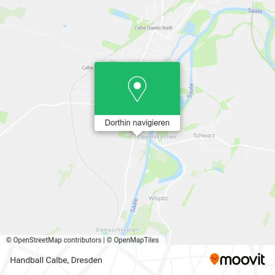 Handball Calbe Karte