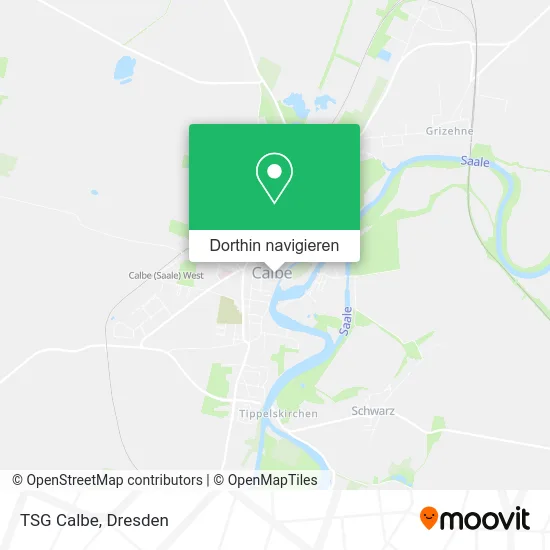 TSG Calbe Karte