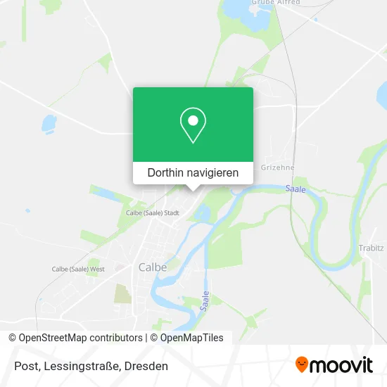 Post, Lessingstraße Karte