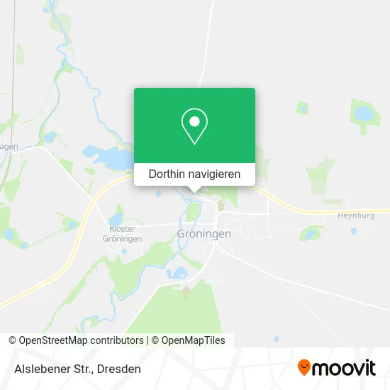 Alslebener Str. Karte