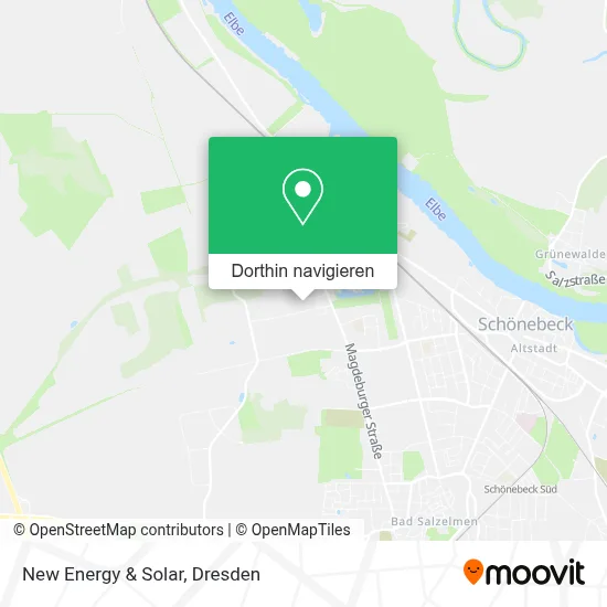 New Energy & Solar Karte