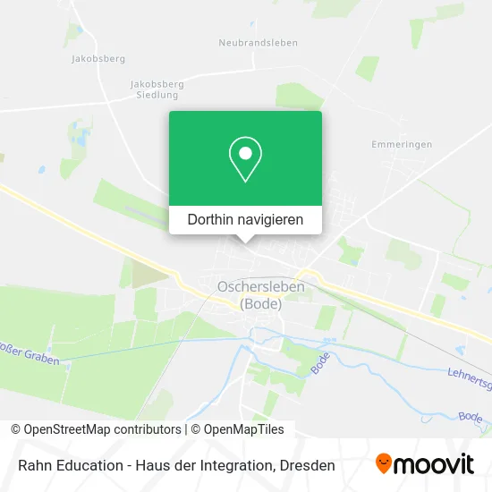 Rahn Education - Haus der Integration Karte