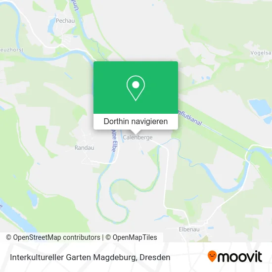 Interkultureller Garten Magdeburg Karte