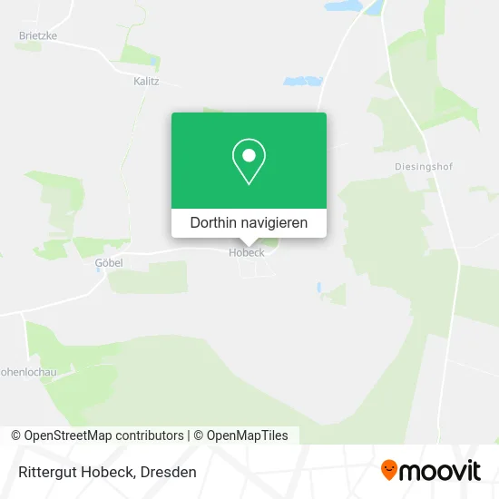 Rittergut Hobeck Karte