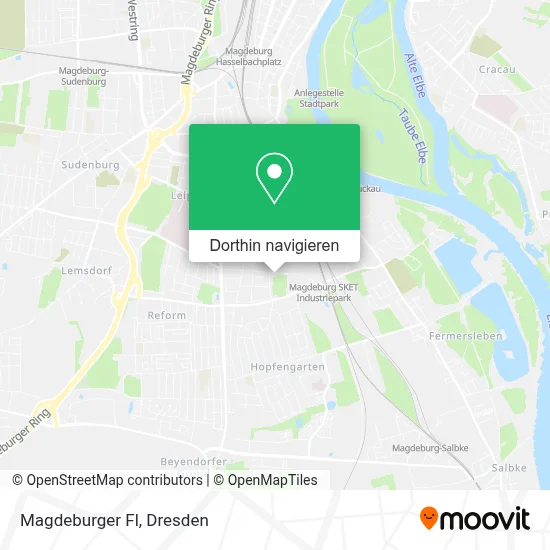 Magdeburger Fl Karte