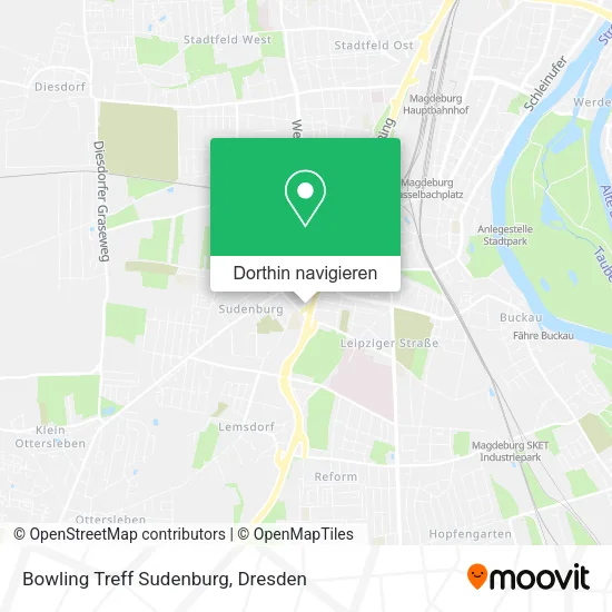 Bowling Treff Sudenburg Karte