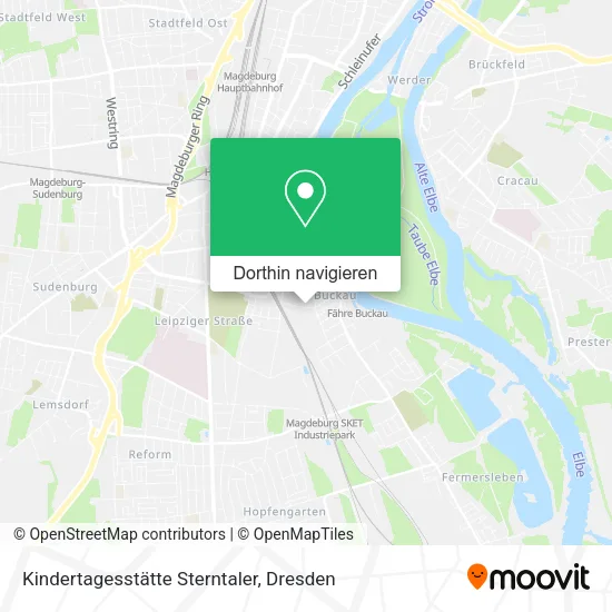 Kindertagesstätte Sterntaler Karte