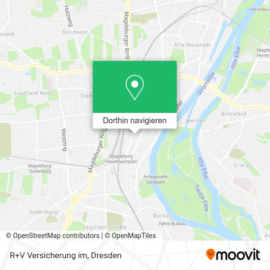 R+V Versicherung im Karte