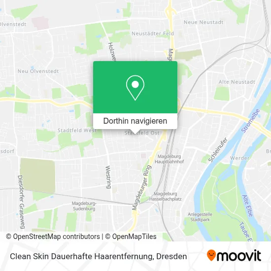 Clean Skin Dauerhafte Haarentfernung Karte