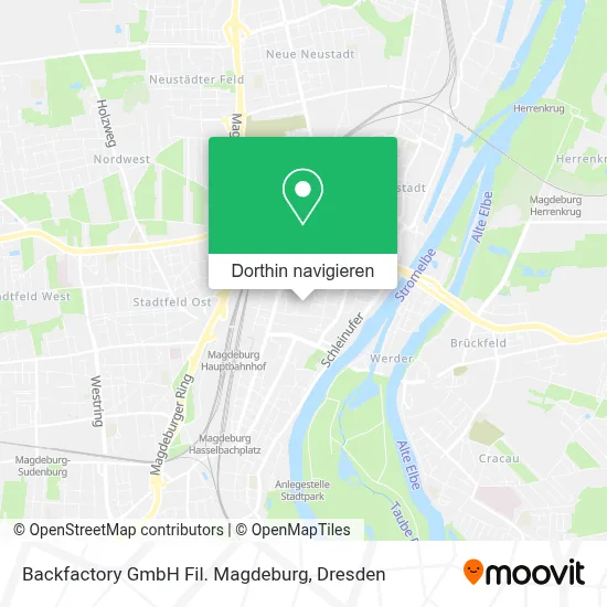 Backfactory GmbH Fil. Magdeburg Karte