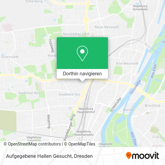 Aufgegebene Hallen Gesucht Karte