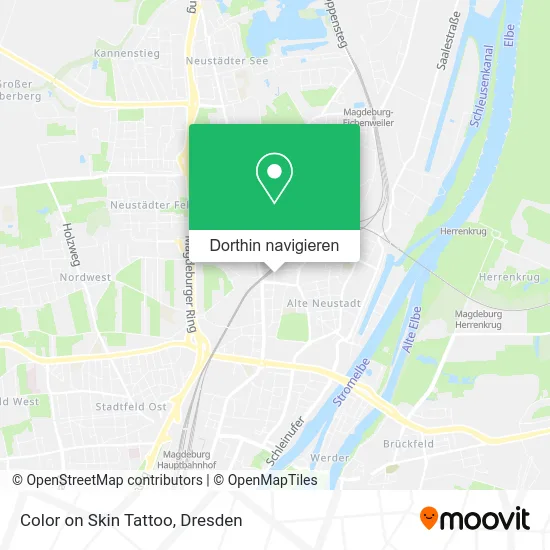 Color on Skin Tattoo Karte