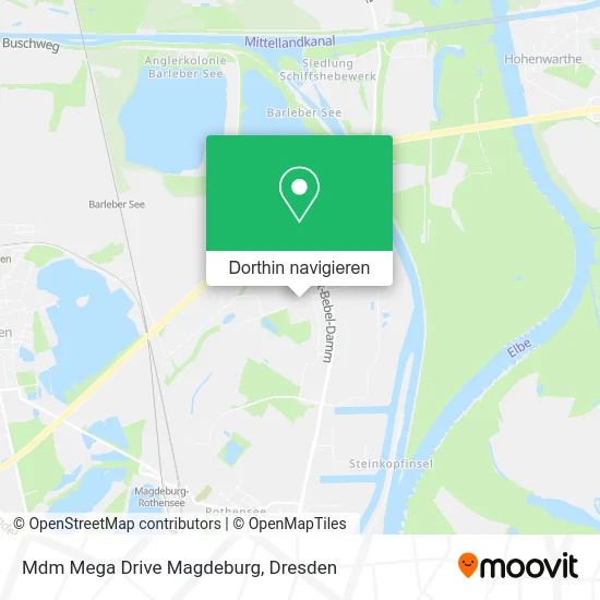 Mdm Mega Drive Magdeburg Karte