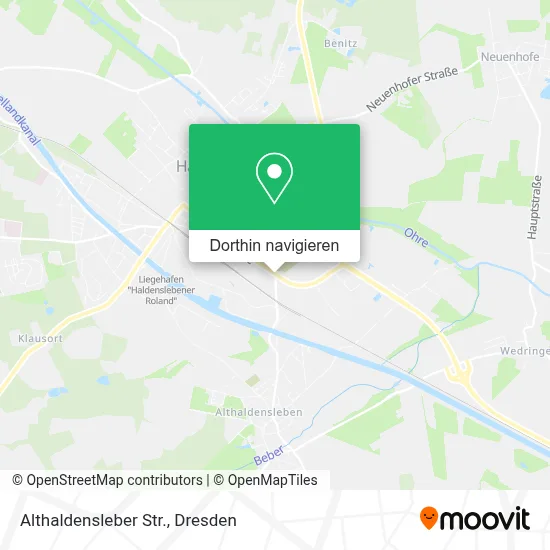 Althaldensleber Str. Karte