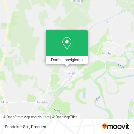 Schricker Str. Karte