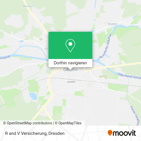 R and V Versicherung Karte