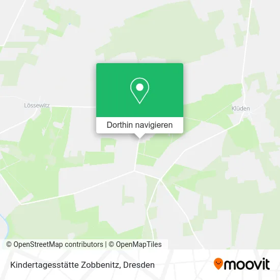 Kindertagesstätte Zobbenitz Karte