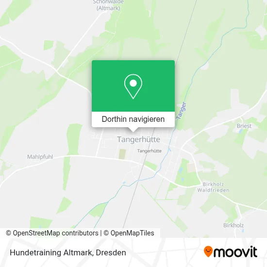 Hundetraining Altmark Karte